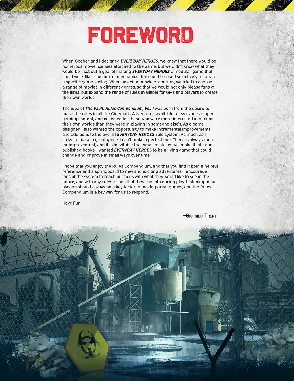 The Vault Rules Compendium RPG