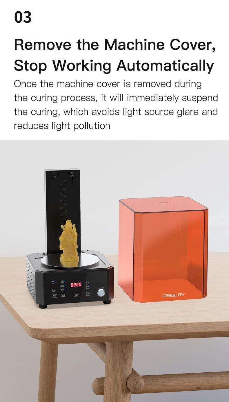 Creality Wash & Cure UW-01 - GameWorkCreate LLC