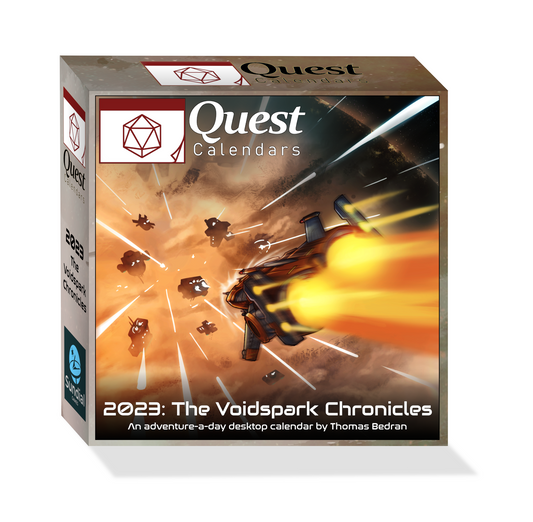 2023 Quest Calendar Voidspark Chronicles with Hero Book