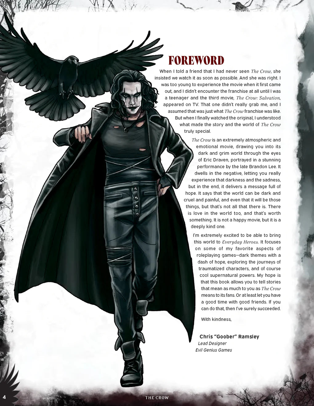 Everyday Heroes "The Crow" Cinematic adventure