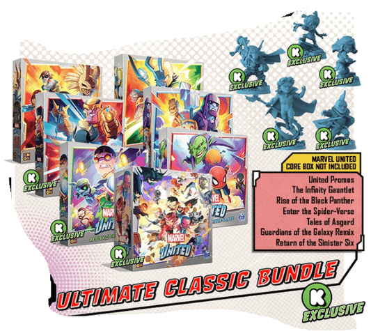 Marvel United Ultimate Classic Pledge - GameWorkCreate LLC