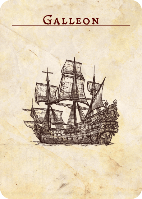 Pirate Borg Monster, Ship, Relics, and Rituals Printed Playing Cards