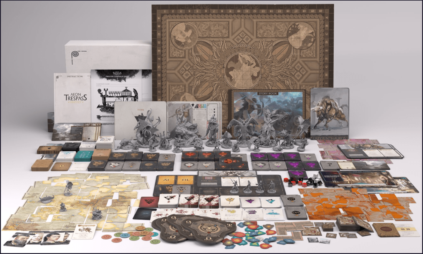 Aeon Trespass Odyssey Core Game Pledge Board Game, Boss Battler