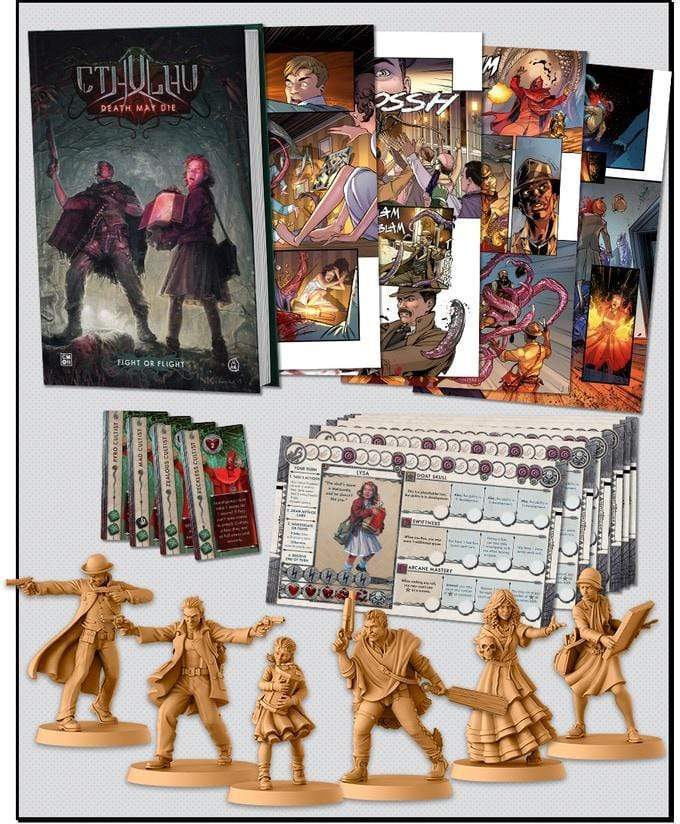 Cthulhu: Death May Die Comic Book Bundle Board Game
