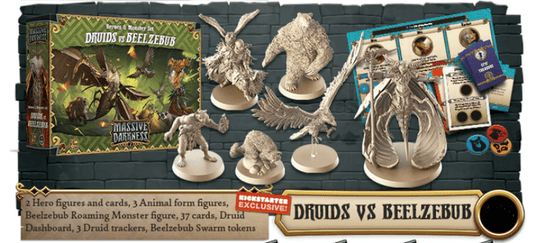 Massive Darkness 2 Druids Vs Beezlebub  Board Game, CMON, Dungeon Crawler