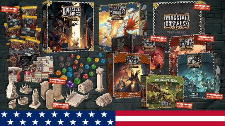 Massive Darkness 2 Hellscape Bling All In Board Game, CMON, Dungeon Crawler
