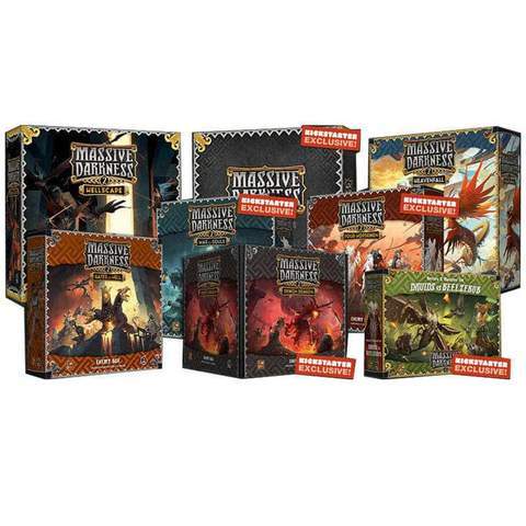 Massive Darkness 2 Hellscape Game Play All In Board Game, CMON, Dungeon Crawler