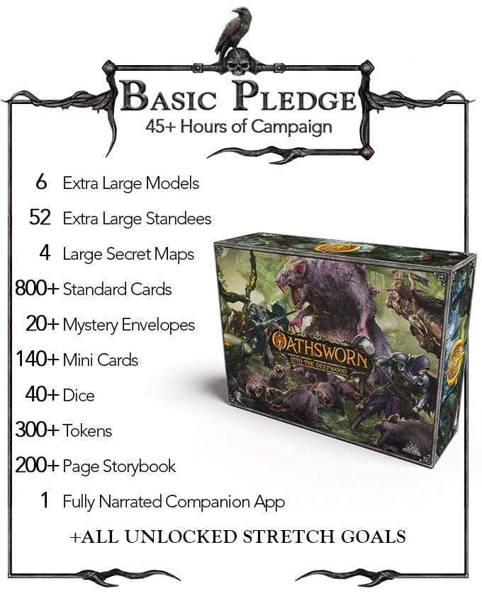 Oathsworn Base Pledge (Standee version) Board Game