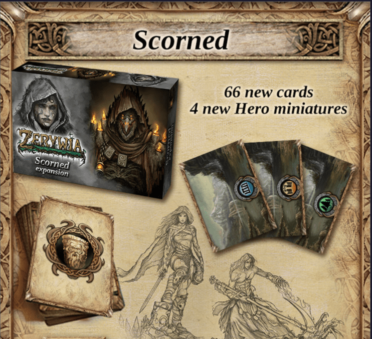 Zerywia Four Thymors All-In Board Game, Kickstarter Exclusive