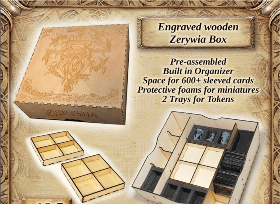 Zerywia Four Thymors All-In Board Game, Kickstarter Exclusive
