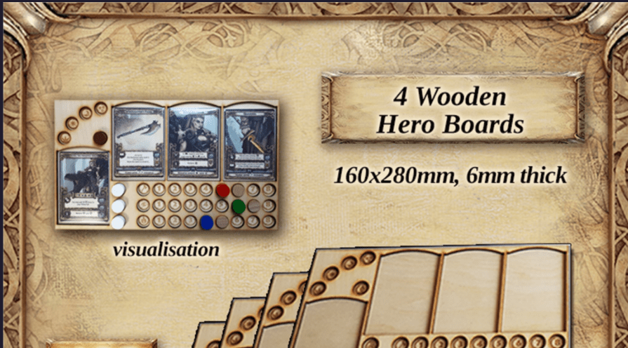 Zerywia Four Thymors All-In Board Game, Kickstarter Exclusive
