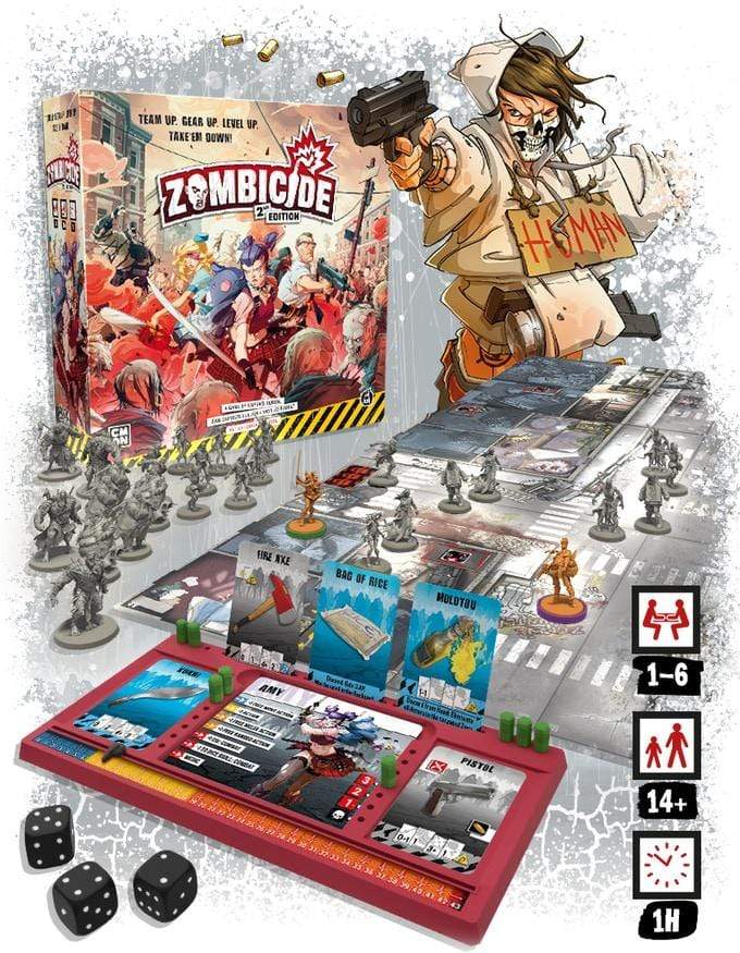 Zombicide 2nd Edition Kickstarter Exclusive Presidential Pledge Board Game, CMON, Zombicide