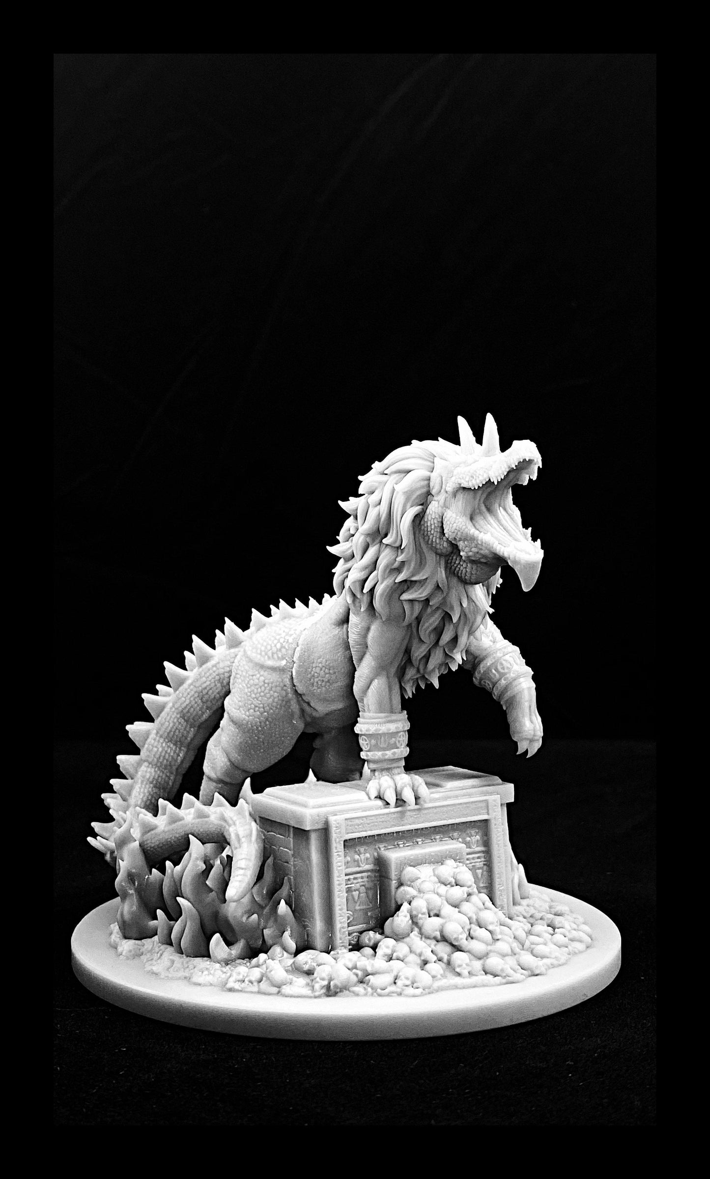 Ammit Ancient Egypt, Clay Cyanide, Resin Miniature