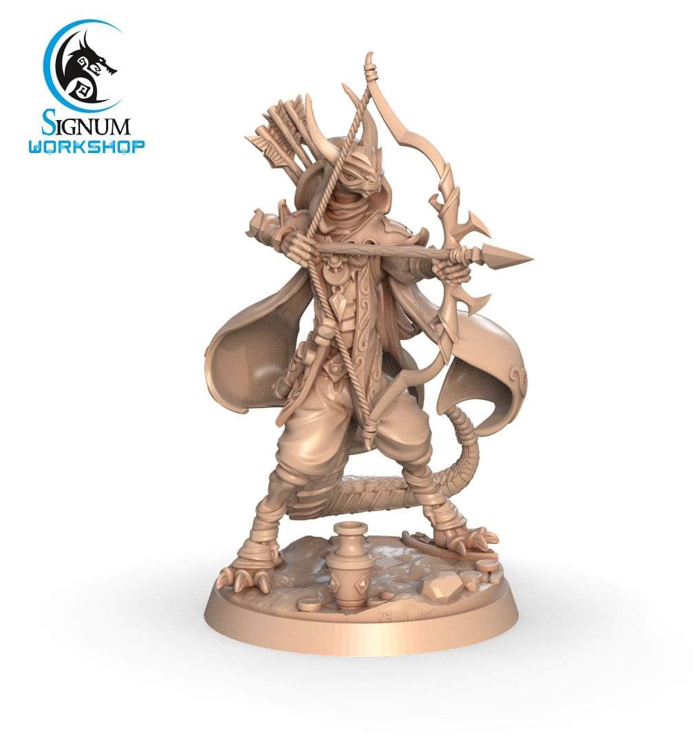 Bakyz, the Lizardman Archer - GameWorkCreate LLC