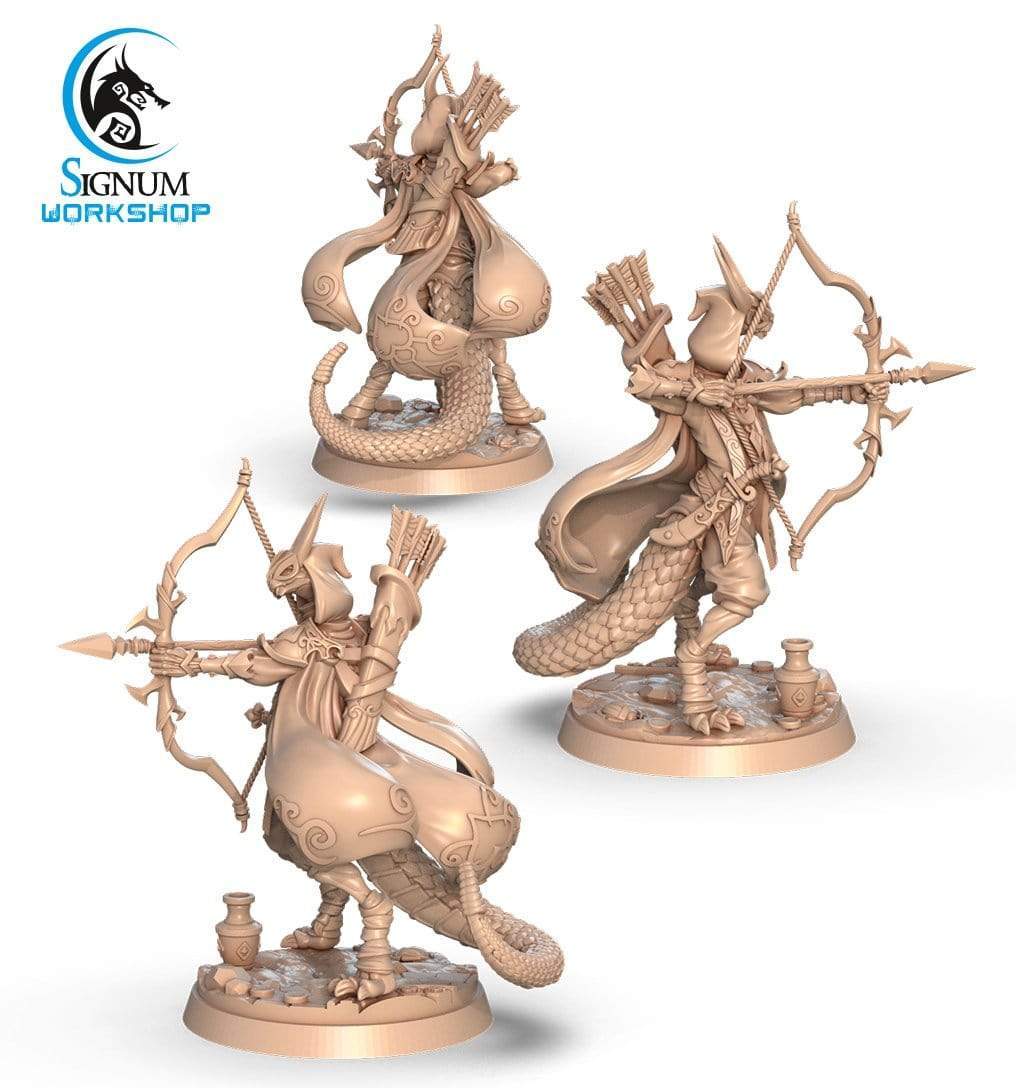 Bakyz, the Lizardman Archer - GameWorkCreate LLC