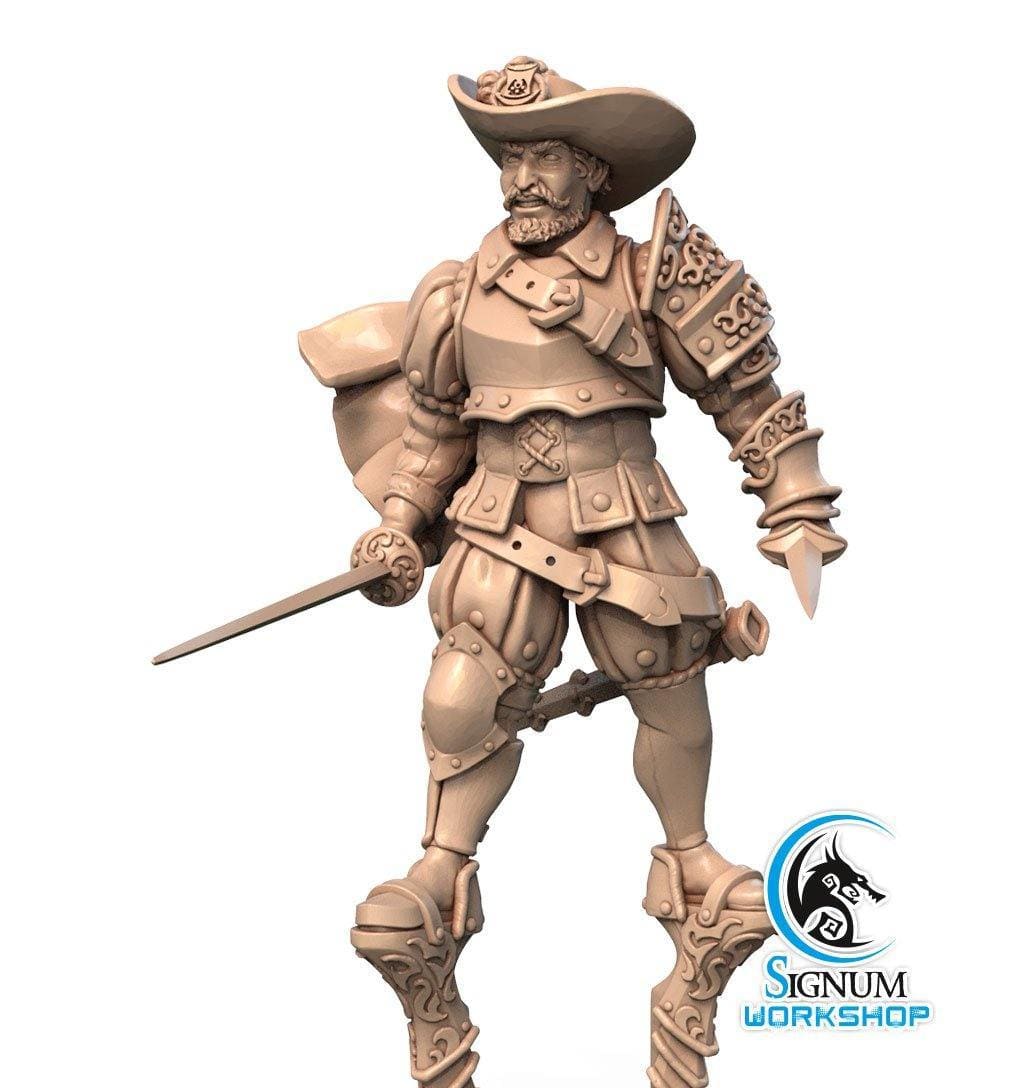 Chevalier de Batz Resin Miniature, Signum Workshop