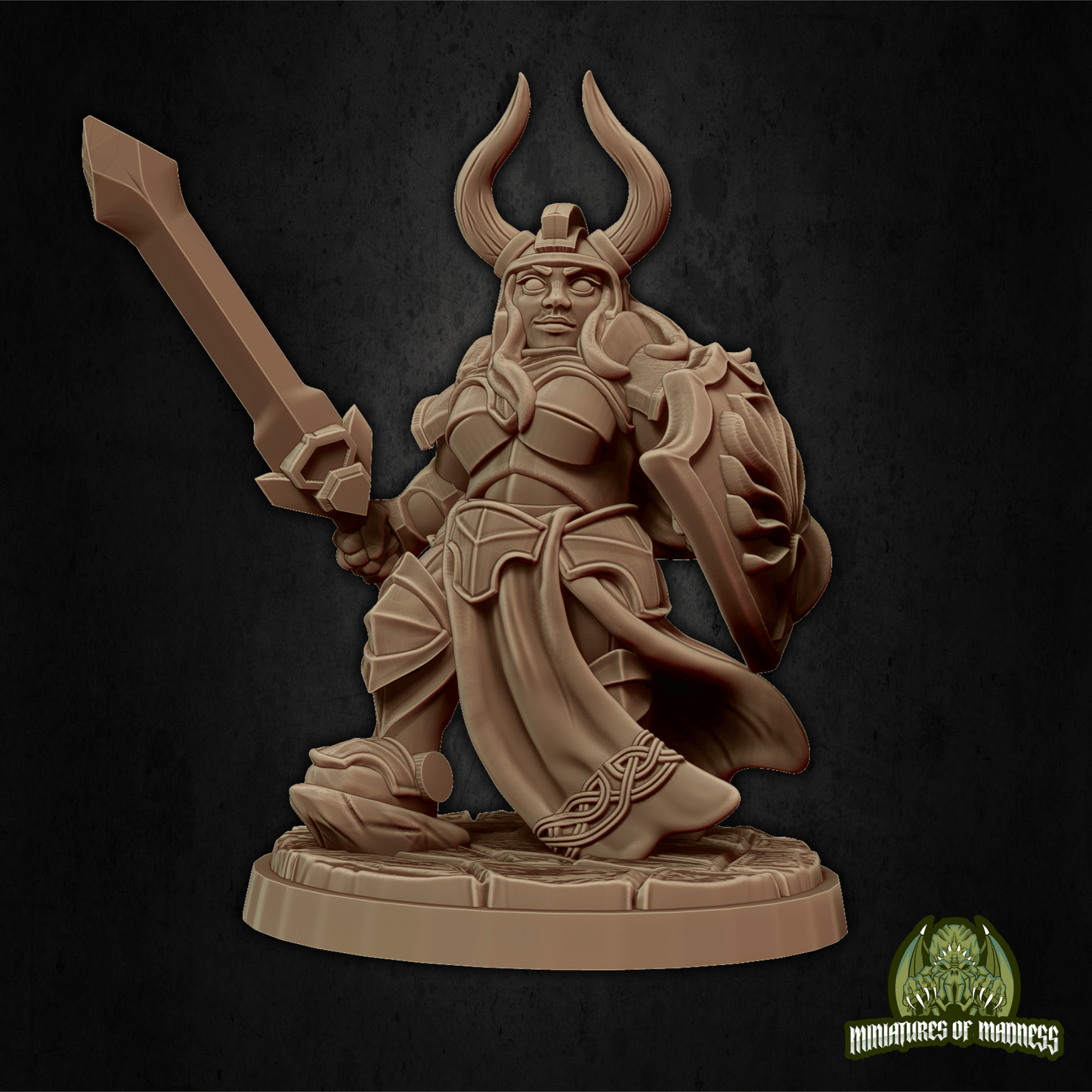 Dwana the Queen Hold My Dwarf, Resin Miniature