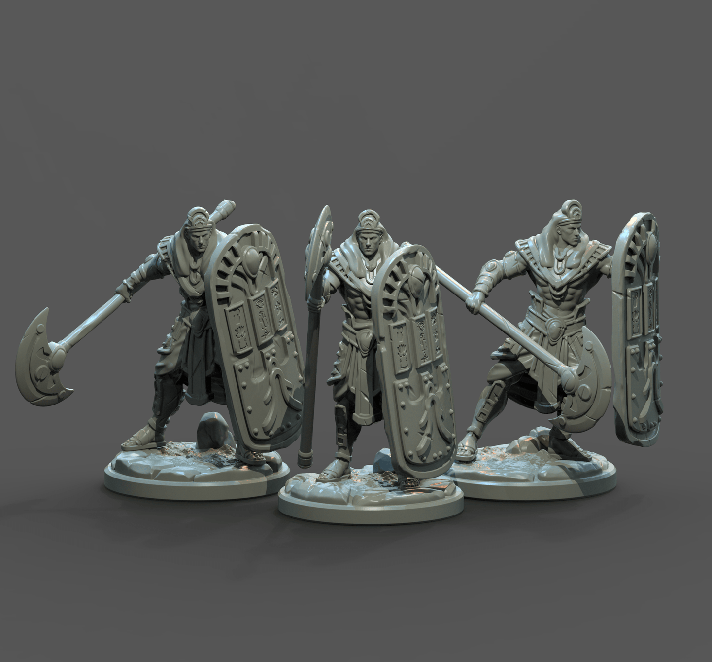Full Set of Ancient Egypt Ancient Egypt, Clay Cyanide, Resin Miniature