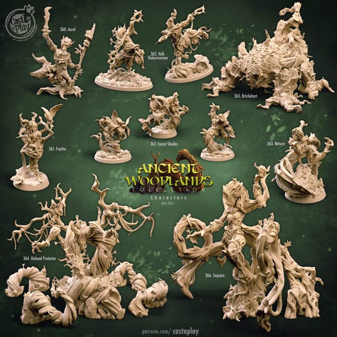Full Set of Ancient Woodlands - GameWorkCreate LLC