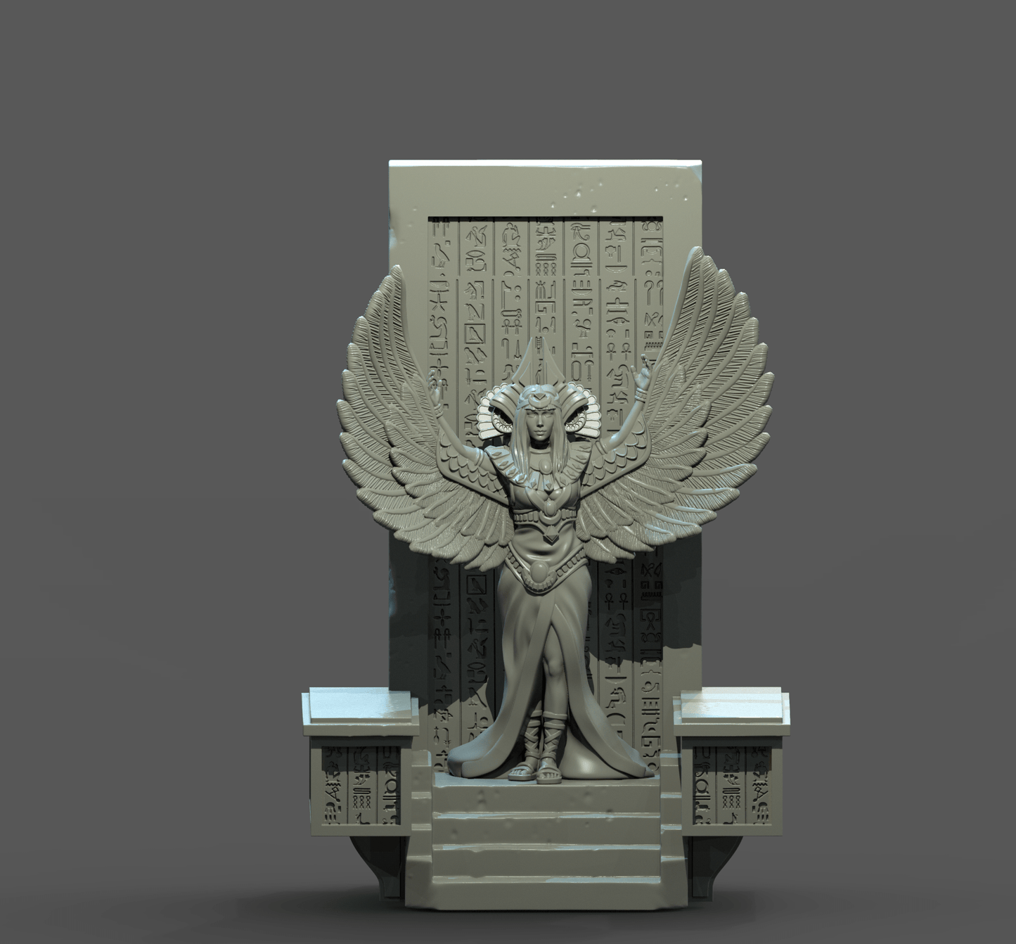 Isis Ancient Egypt, Clay Cyanide, Resin Miniature