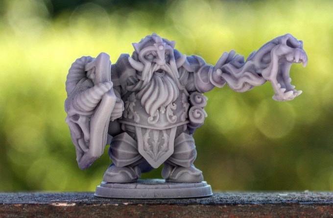 Kenus Soulstealer Hold My Dwarf, Resin Miniature