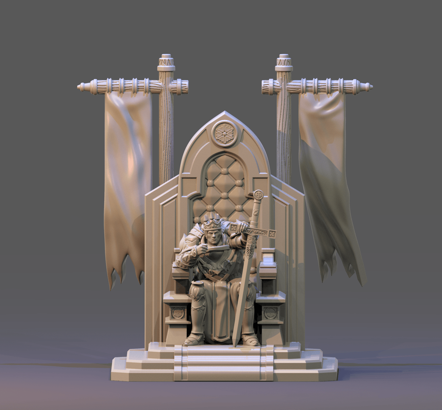 King Arthur Clay Cyanide, Resin Miniature, The Legends of King Arthur