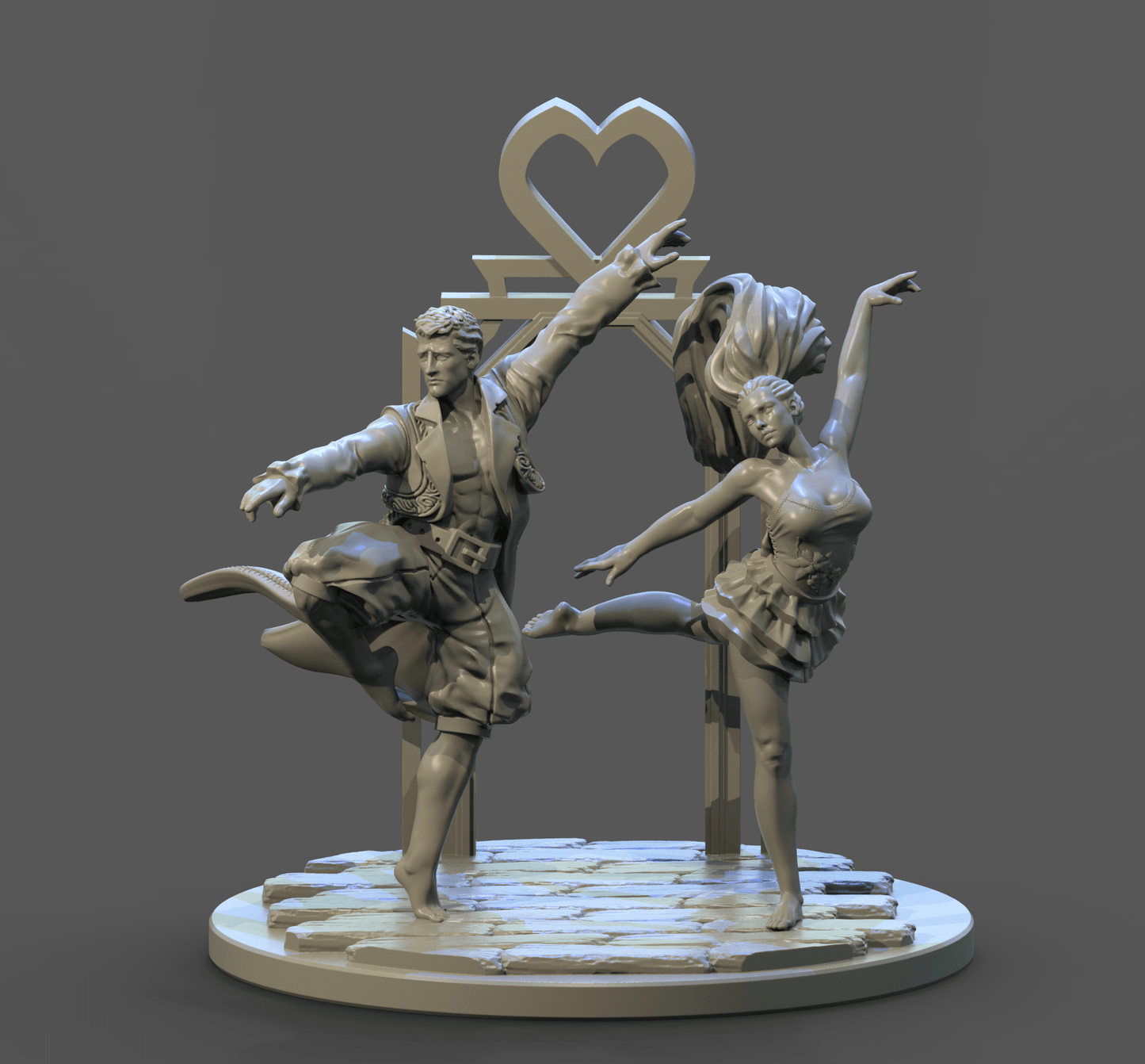 Lovers CC Tarot, Clay Cyanide, Resin Miniature