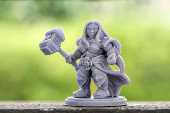 Malyan the Proud Hold My Dwarf, Resin Miniature