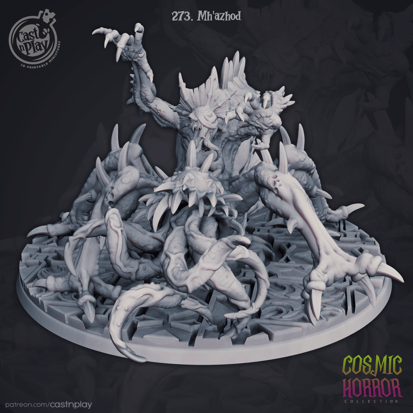 My'azhod Cast N Play, Cosmic Horror, Resin Miniature