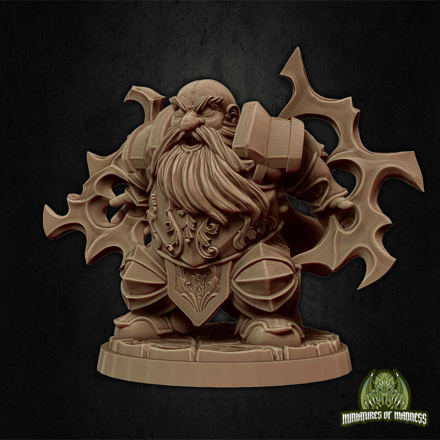 Rargtad the Electrocutioner Hold My Dwarf, Resin Miniature