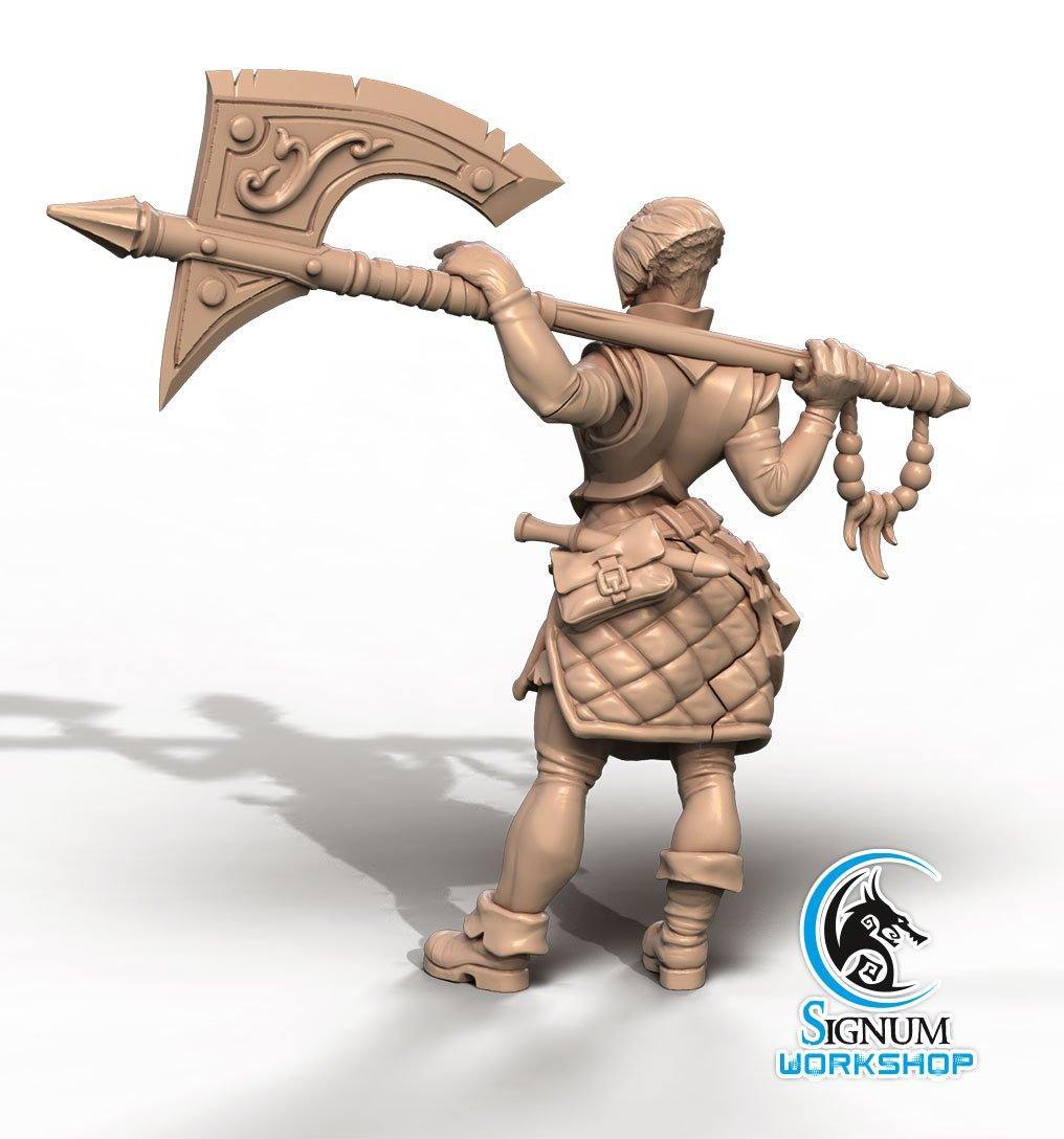Riana Armourer Resin Miniature, Signum Workshop