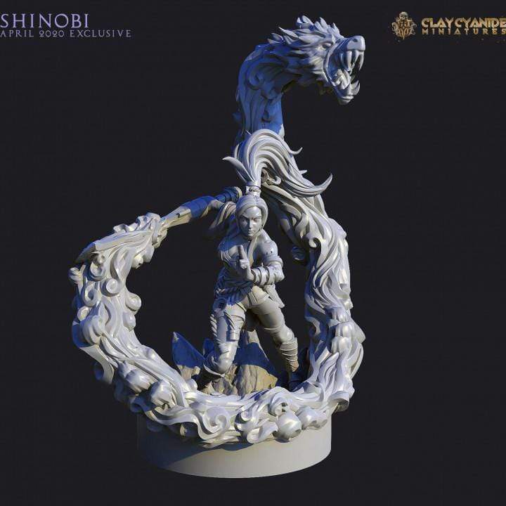 Shinobi Clay Cyanide, Resin Miniature