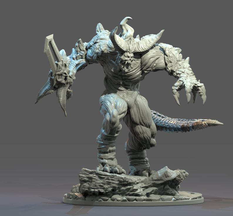 SURTUR Clay Cyanide, Norse Mythology, Resin Miniature