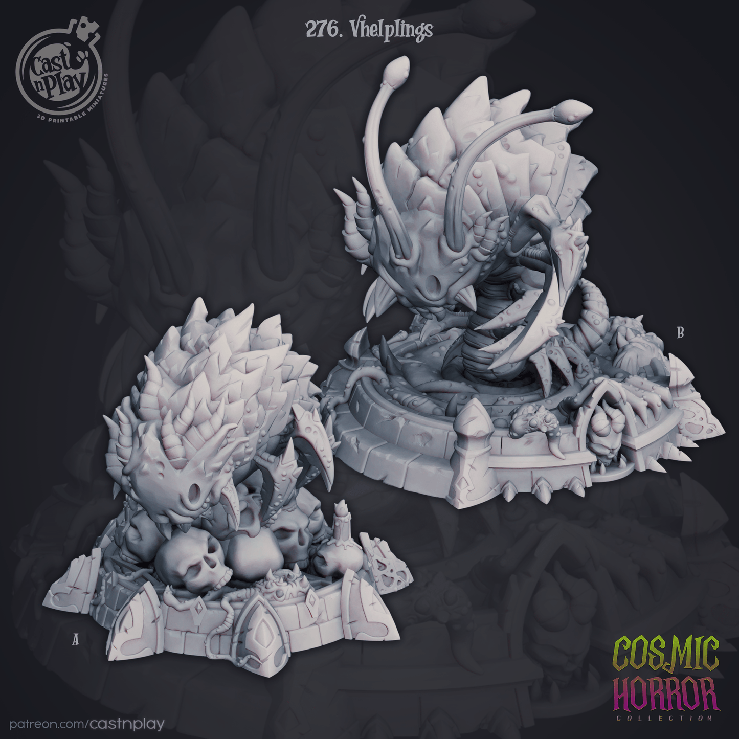 Vhelplings Cast N Play, Cosmic Horror, Resin Miniature
