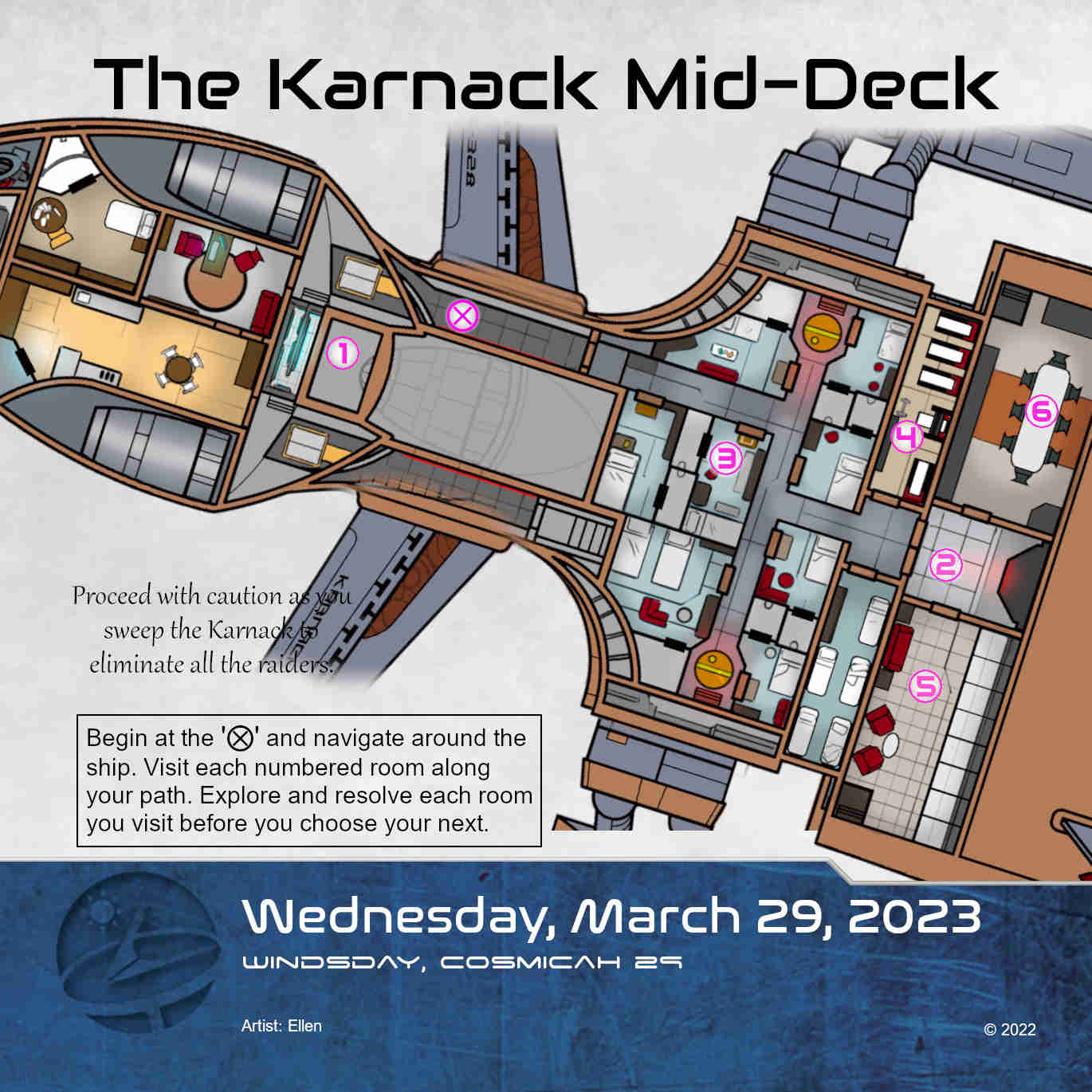 2023 Quest Calendar Voidspark Chronicles with Hero Book