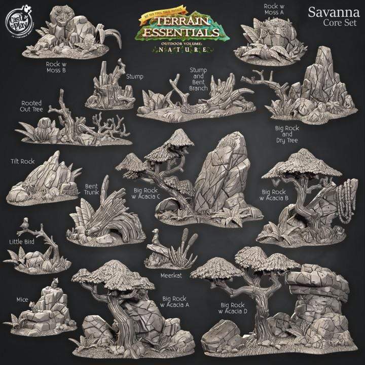 Savanna Terrain Set