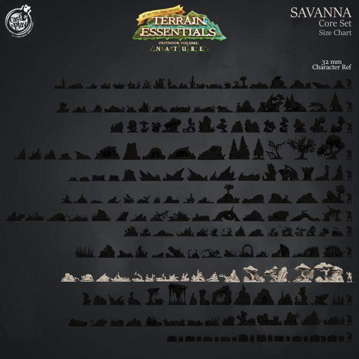 Savanna Terrain Set