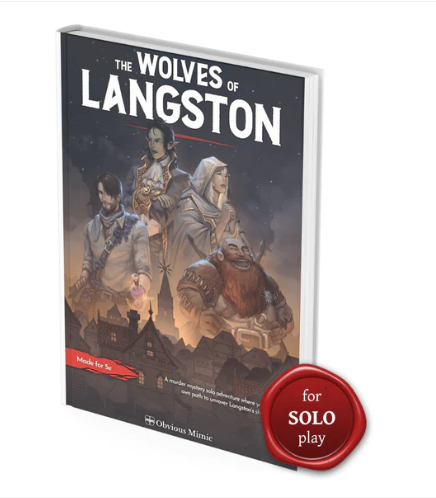 The Wolves of Langston Solo 5e Adventure (Premium Hardcover)
