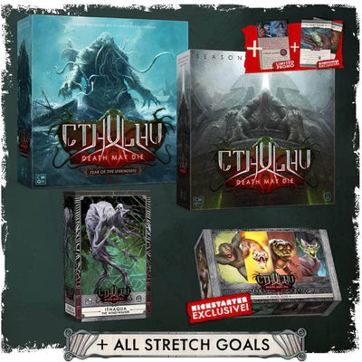 Cthulhu Death May Die Fear of The Unknown All Knowing Pledge Bundle