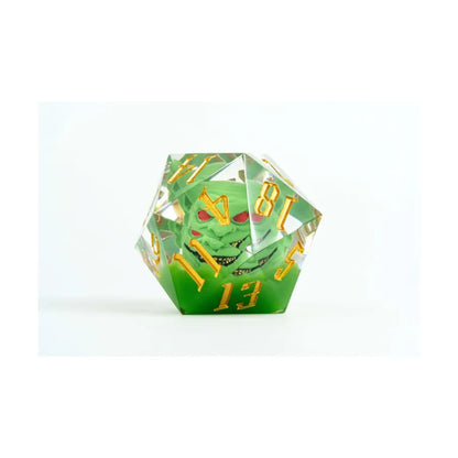 Metallic Dice: 55mm Pathfinder Goblin Mammoth D20