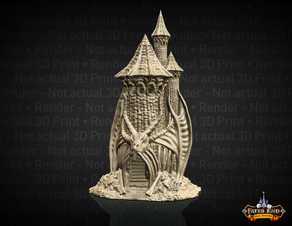 Skeletal Dice Tower - GameWorkCreate LLC