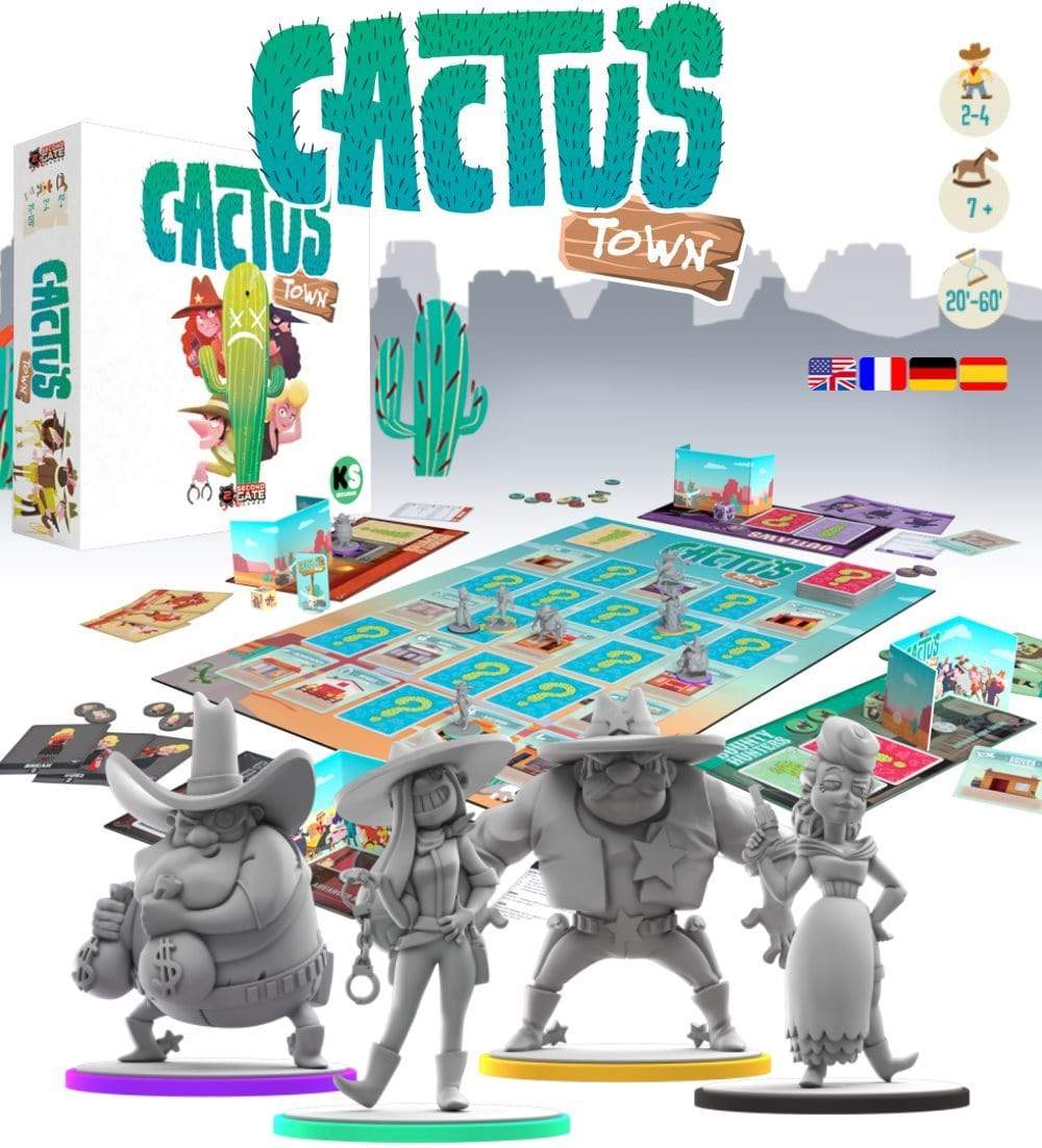 Cactus Town Red-Eyed Sheriff + 3 Deluxe Expansions  Board Game