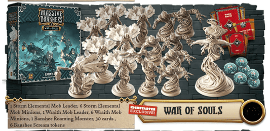 Massive Darkness 2 War of Souls  Board Game, CMON, Dungeon Crawler