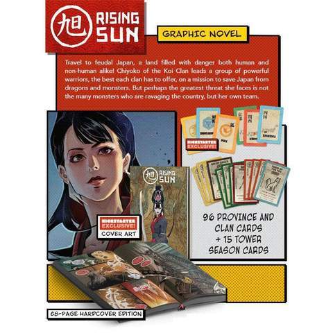 Rising Sun Comic Book Bundle  Board Game