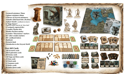 Zerywia Core Game, Seeker  Board Game, Kickstarter Exclusive