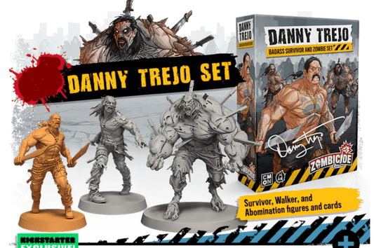 Zombicide 2E Kickstarter Exclusive Danny Trejo pack  Board Game, CMON, Zombicide