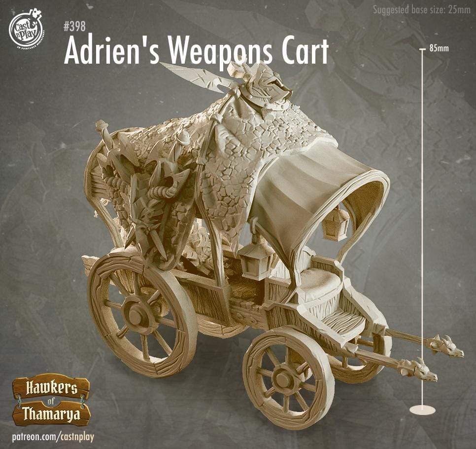 Adrien's Weapons Cart - GameWorkCreate LLC