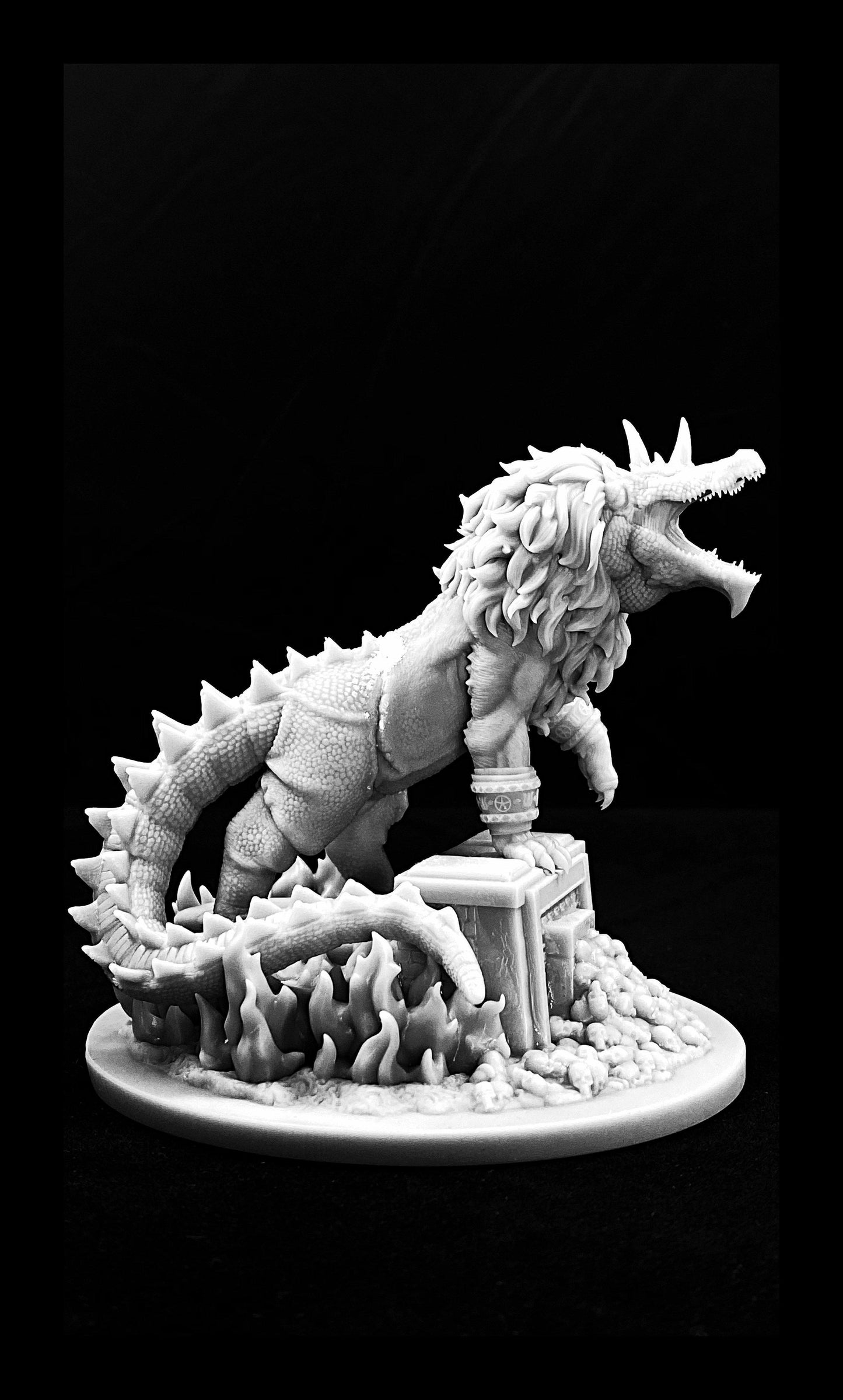 Ammit Ancient Egypt, Clay Cyanide, Resin Miniature