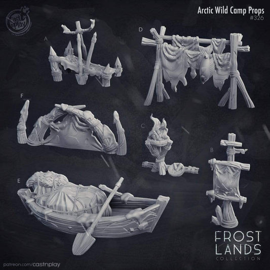 Arctic Wild Camp Props - GameWorkCreate LLC