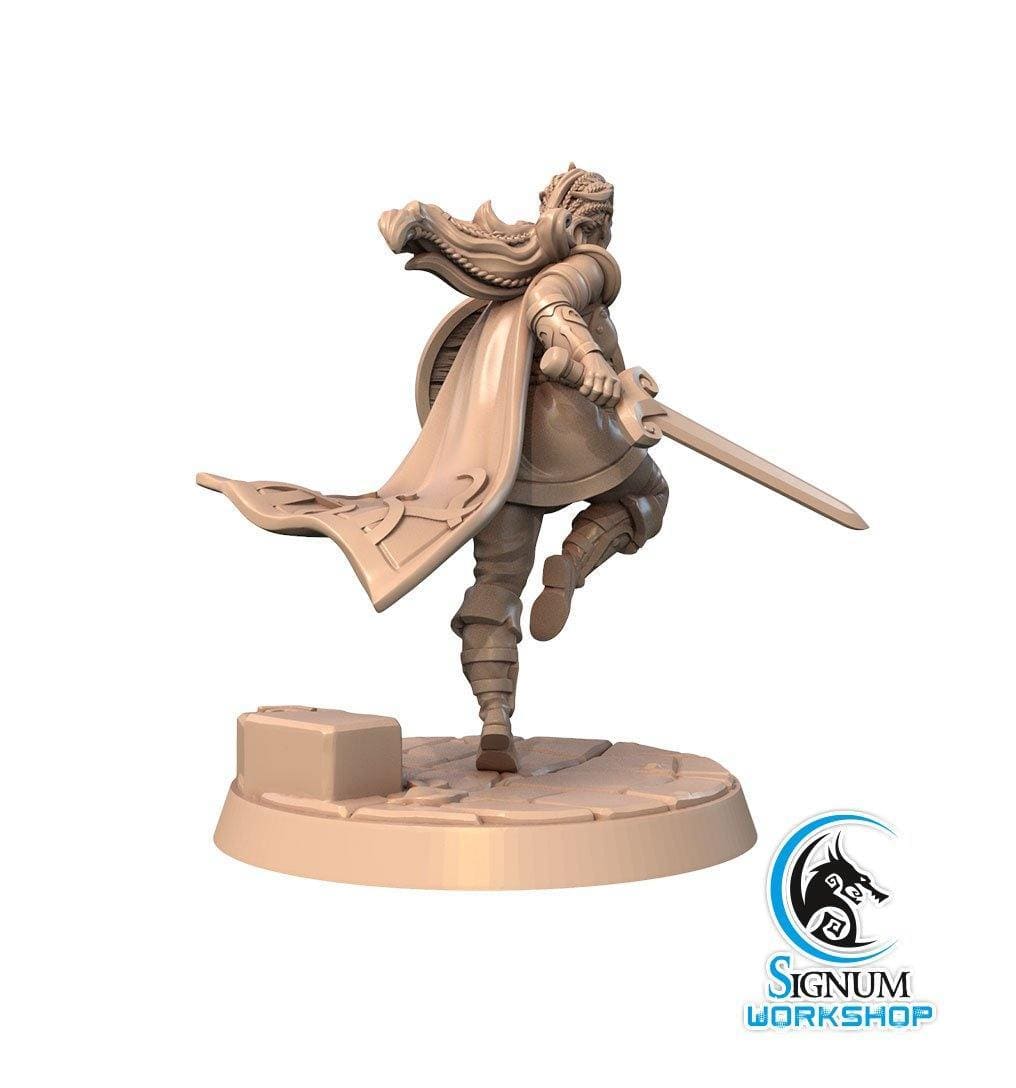 Astrid, Maiden of the Shield Resin Miniature, Signum Workshop